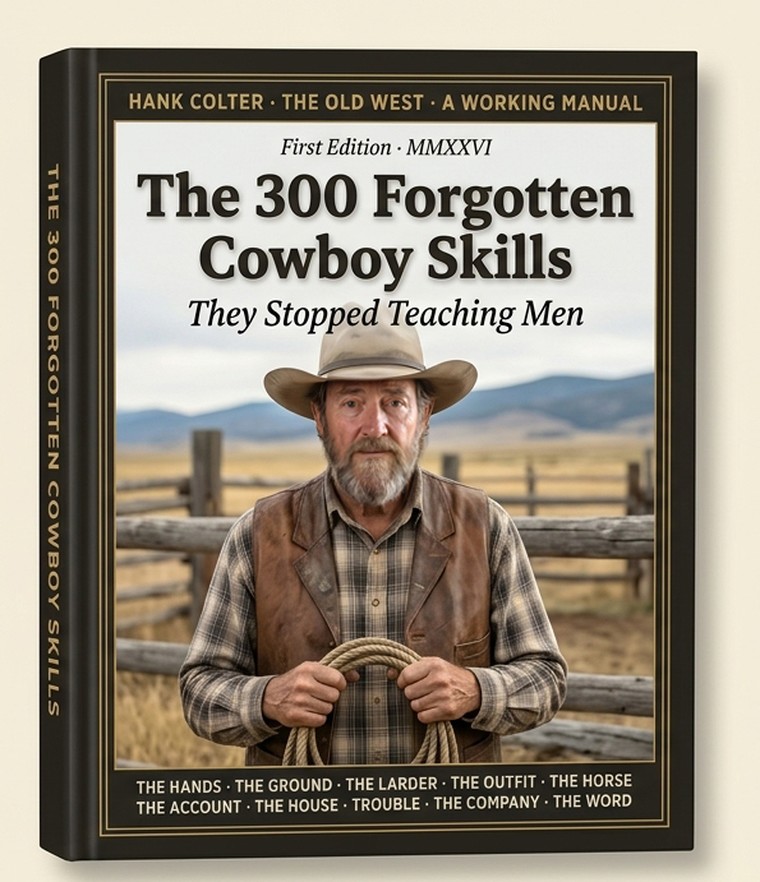 The 300 Forgotten Cowboy Skills They Stopped Teaching Men — book cover